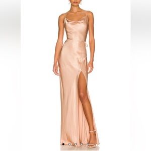 la lune corded ruched maxi dress cream Shona Joy | Dresses | Shona Joy La Lune Corded Ruched Maxi Dress Cream